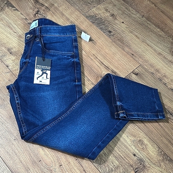 Men's Blue Denim Stretch & Skinny Fit Size 28/30 - Picture 5 of 8